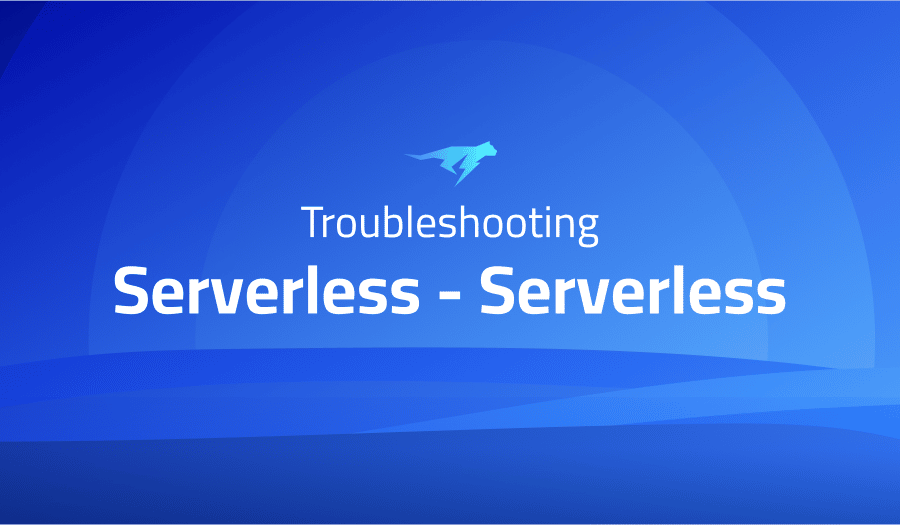 This is a glossary of all the common issues in Serverless-Serverless