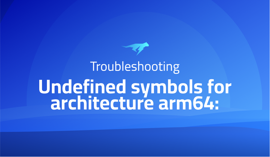 Undefined symbols for architecture arm64