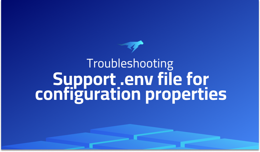 Support .env file for configuration properties