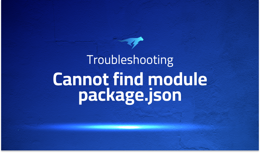 Cannot find module package.json