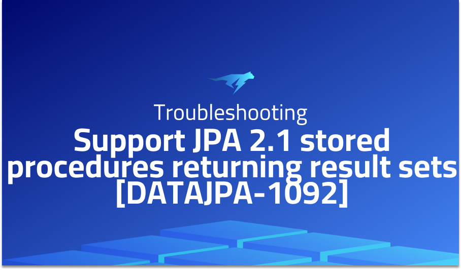 Support JPA 2.1 stored procedures returning result sets