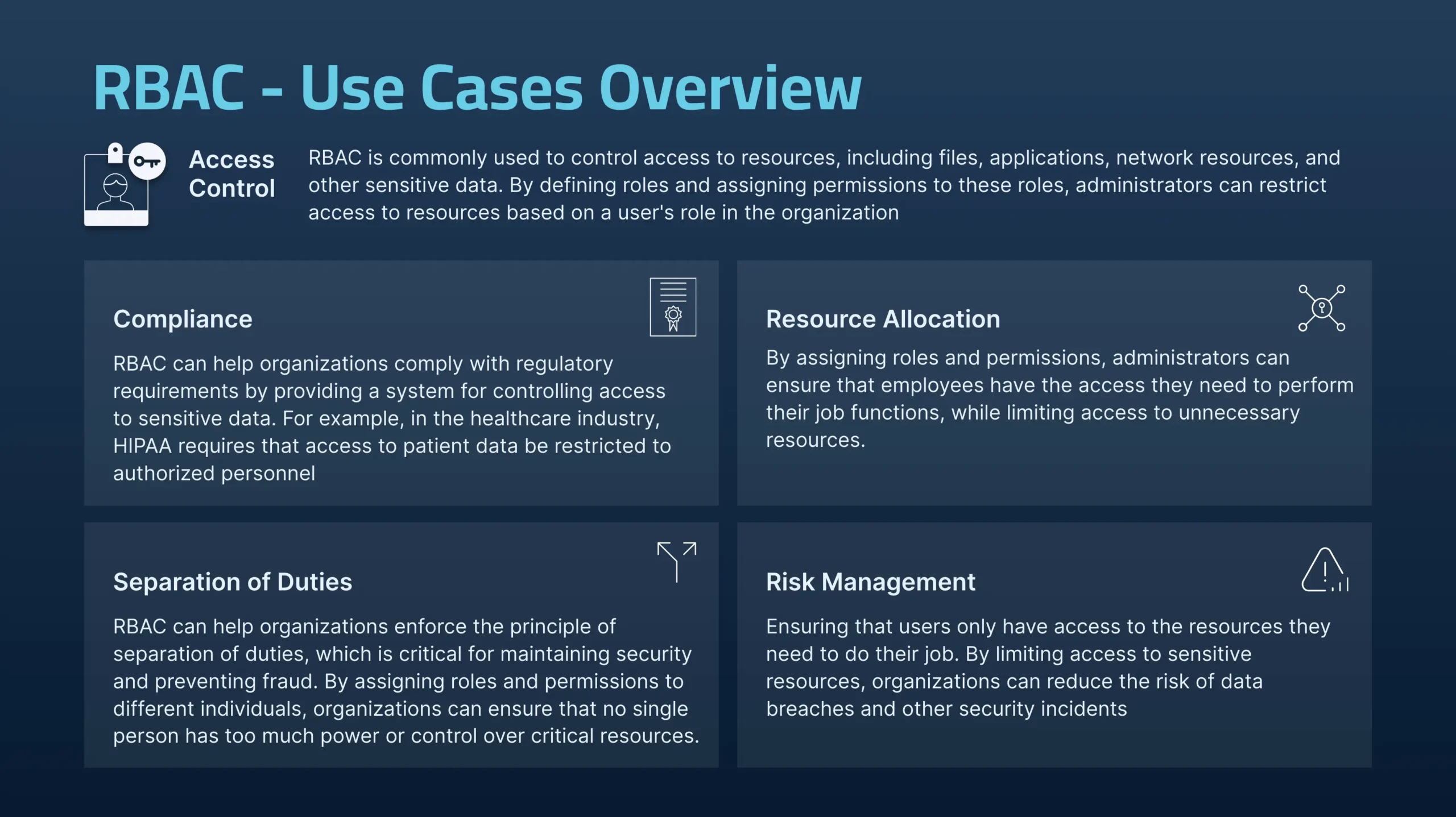 RBAC use cases