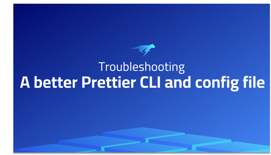 A better Prettier CLI and config file