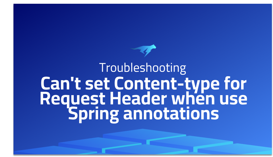 Can't set Content-type for Request Header when use Spring annotations