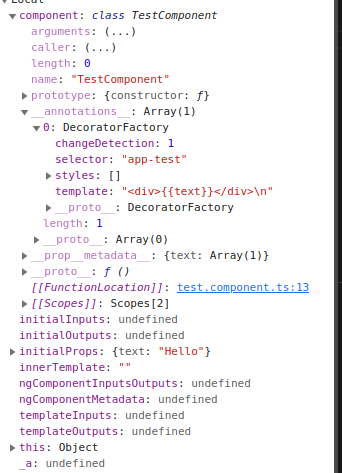 This picture component: class TestComponent