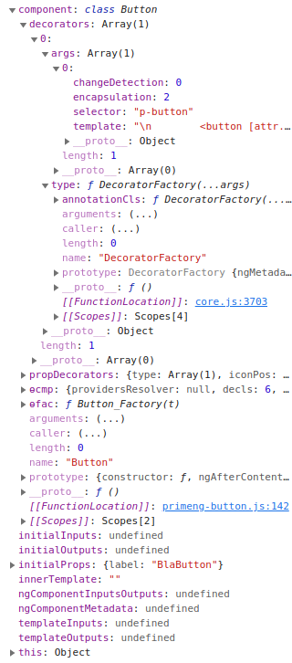 This picture shows component: class Button