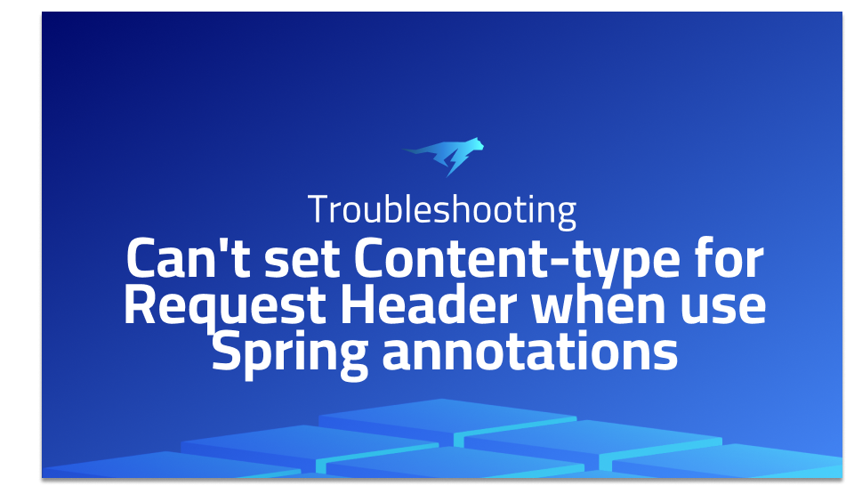 Can’t set Content-type for Request Header when use Spring annotations