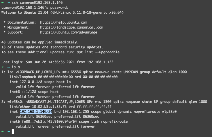 SSH remote host connectivity check