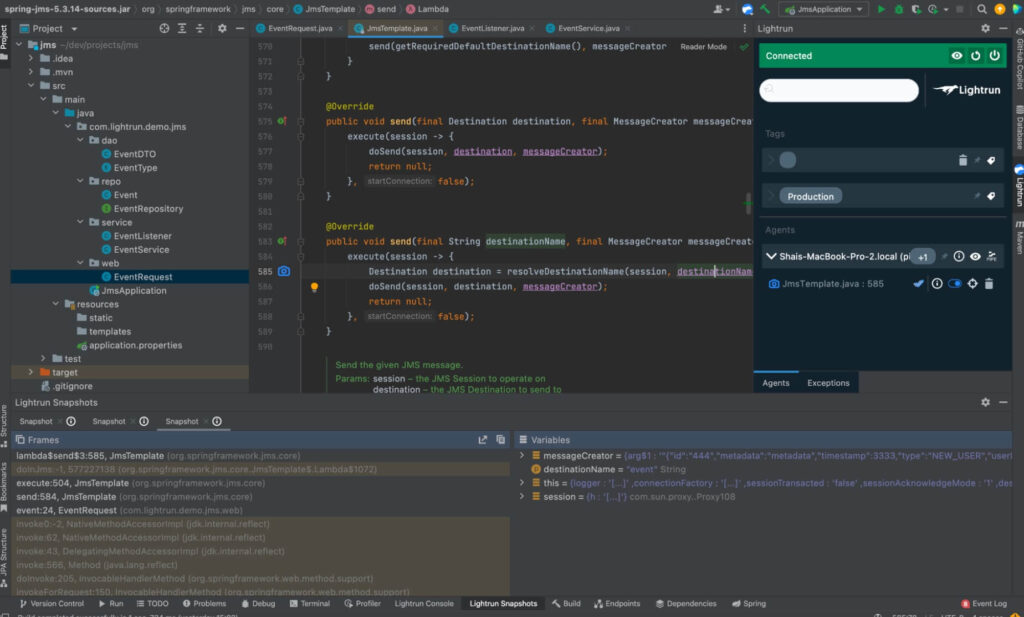 Placing another snapshot 