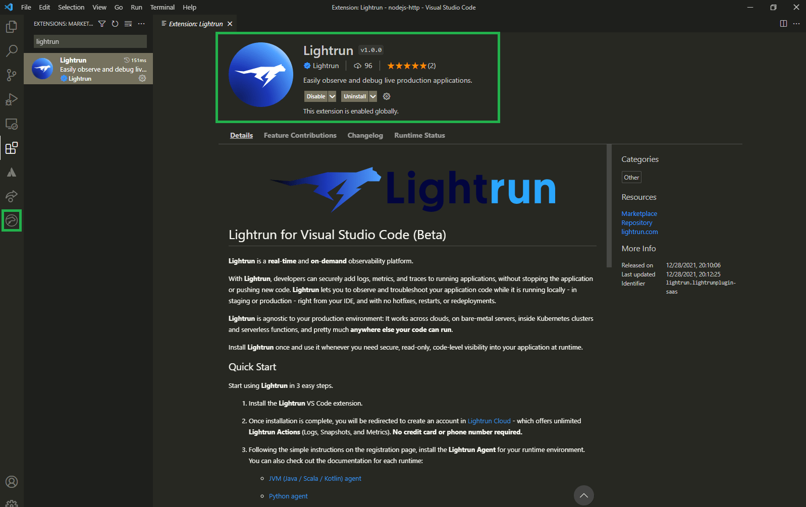Setting Up Local Debugging Environment for Node.js