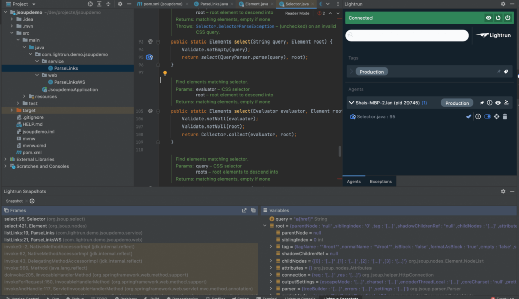 Seeing methods that perform a query