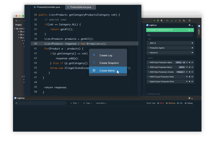 Lightrun plugin for IntelliJ IDEA