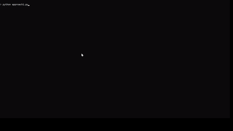 Running a Python program instrumented using the native Python debugger API