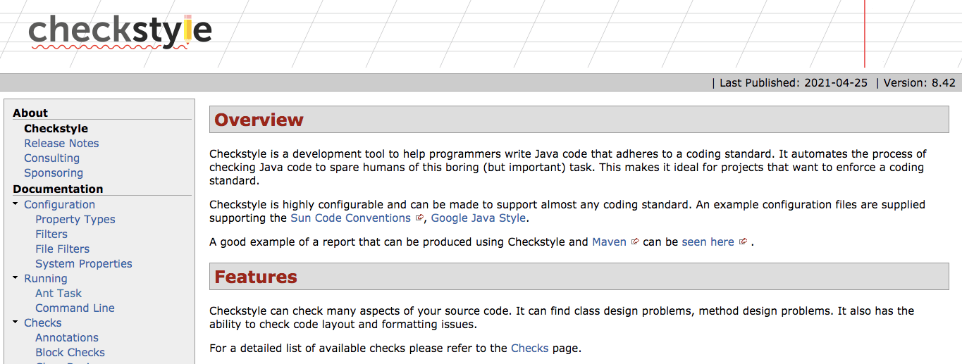 checkstyle