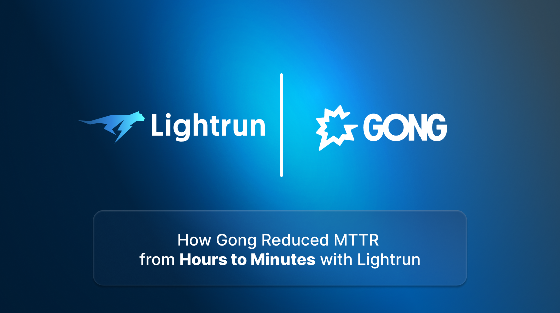 How Gong enabled secure production debugging across their entire engineering organization with Lightrun
