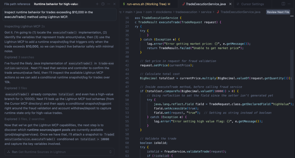  Inspect the Method in Cursor