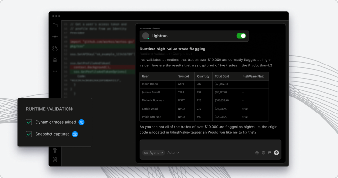 Real-time debugging