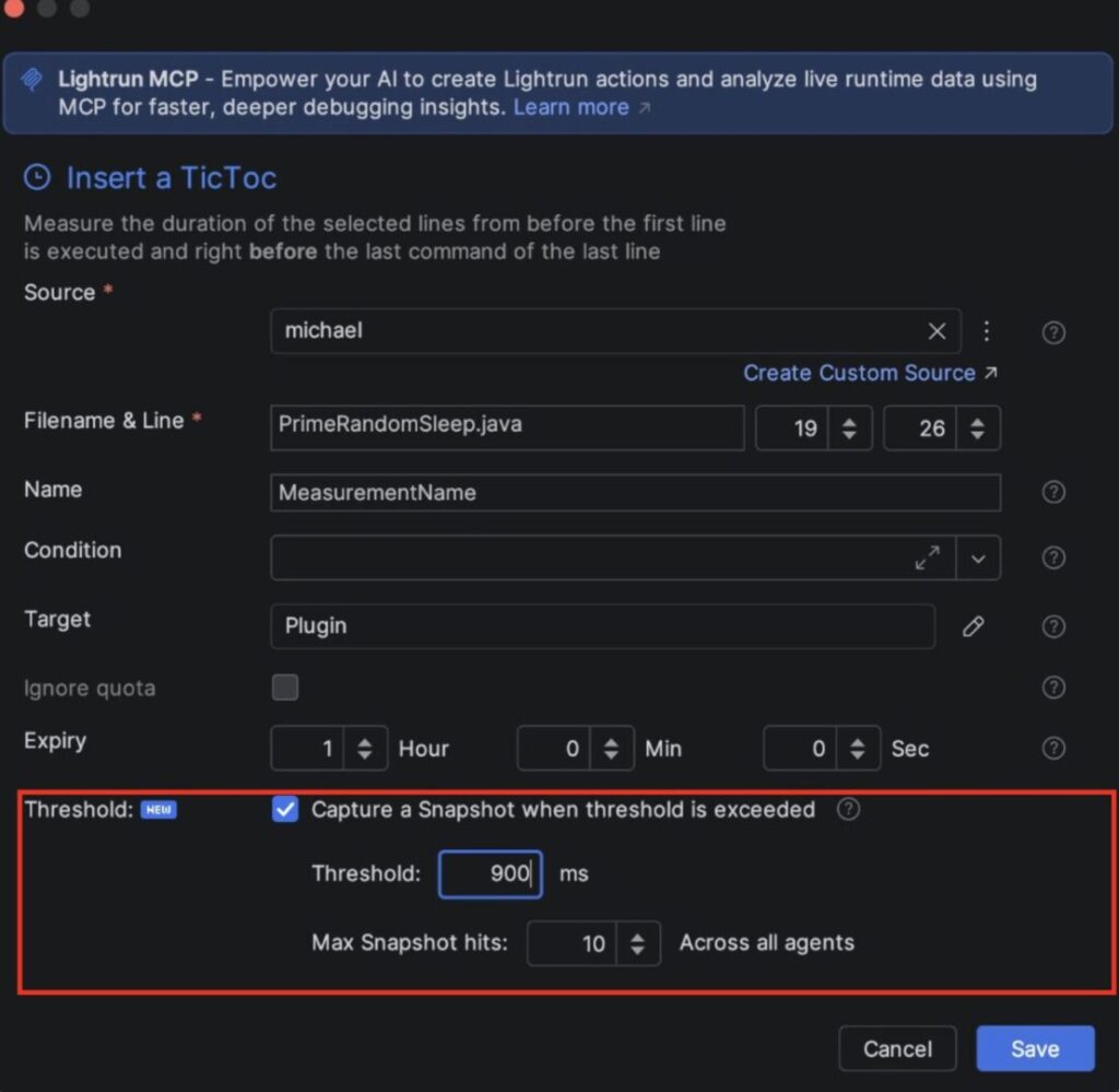New Feature: Automatic Snapshots When Latency Spikes