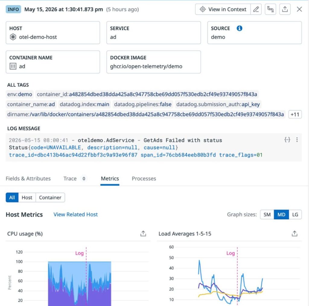 Kubernetes Monitoring: Datadog Alert to Lightrun Root Cause
