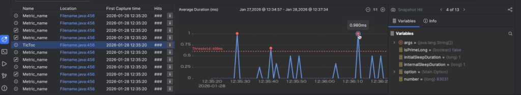New Feature: Automatic Snapshots When Latency Spikes