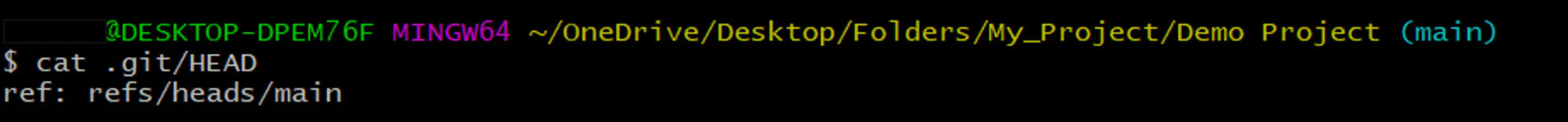 cat .git/HEAD
