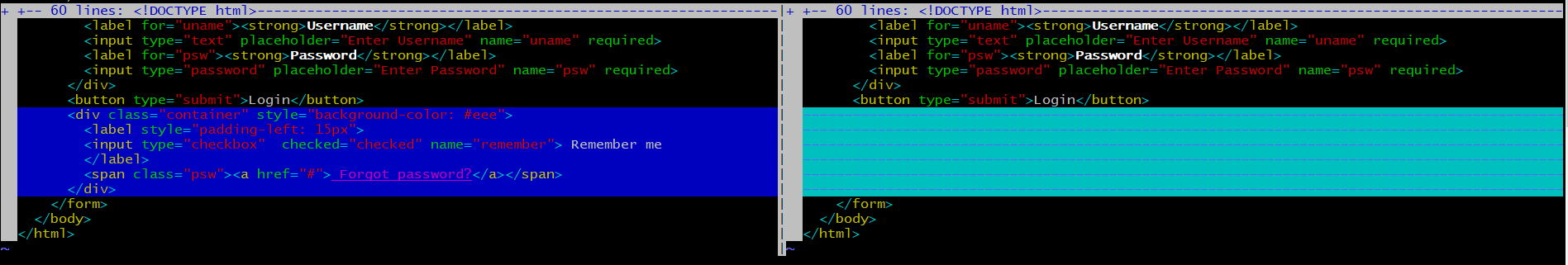 git difftool HEAD~1 HEAD~2