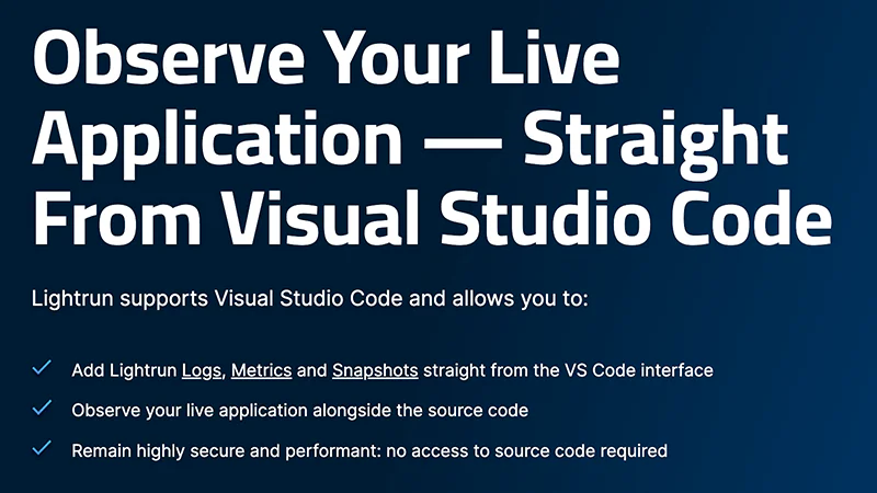 Python VSCode extensions: Lightrun