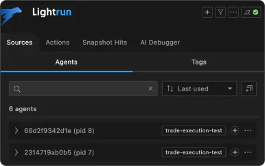 Lightrun integration