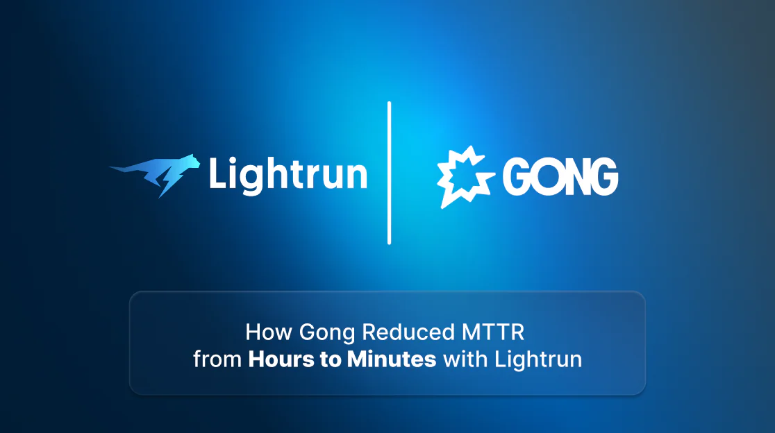 How Gong enabled secure production debugging across their entire engineering organization with Lightrun