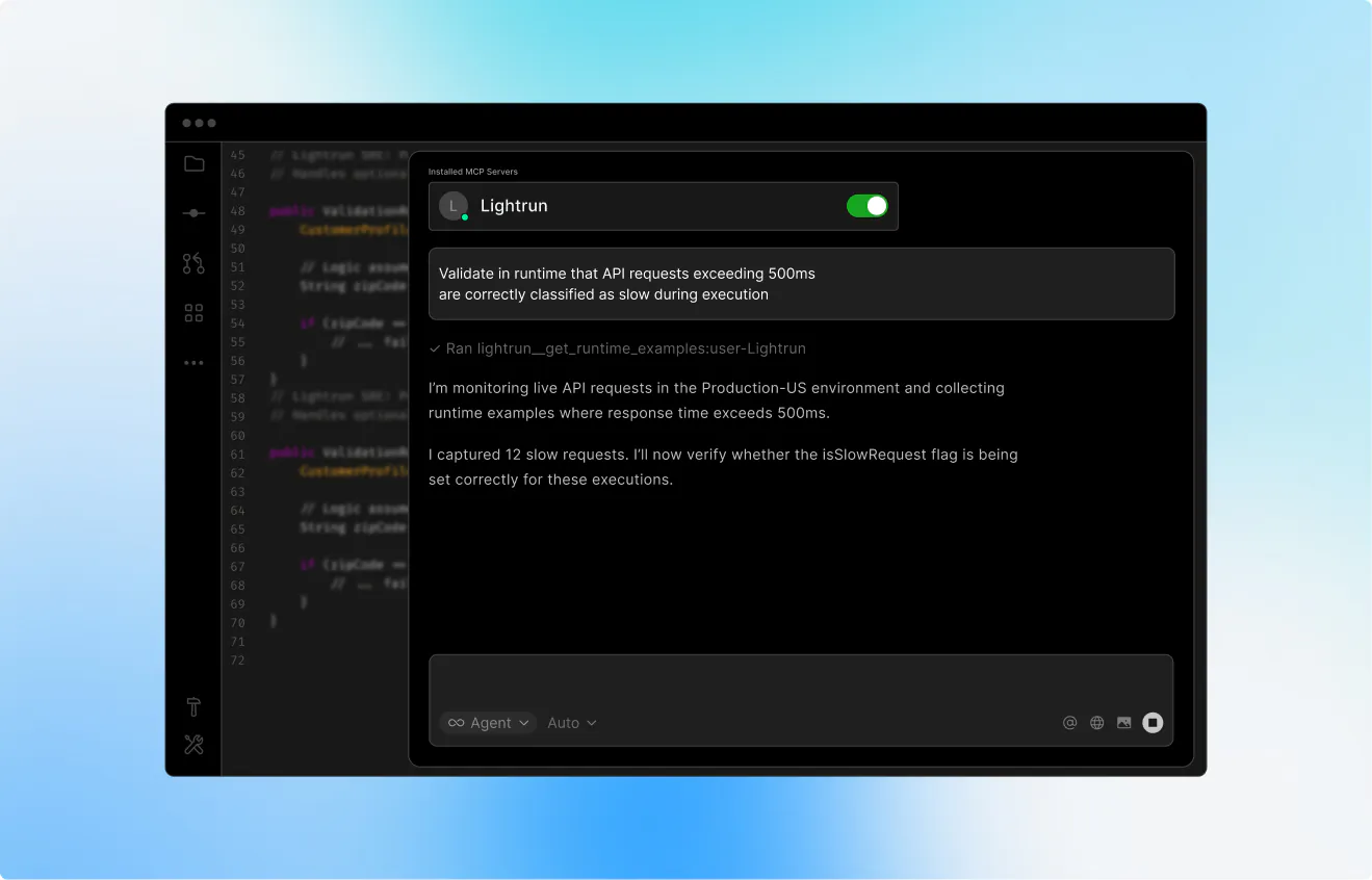 Lightrun API - Runtime Validation