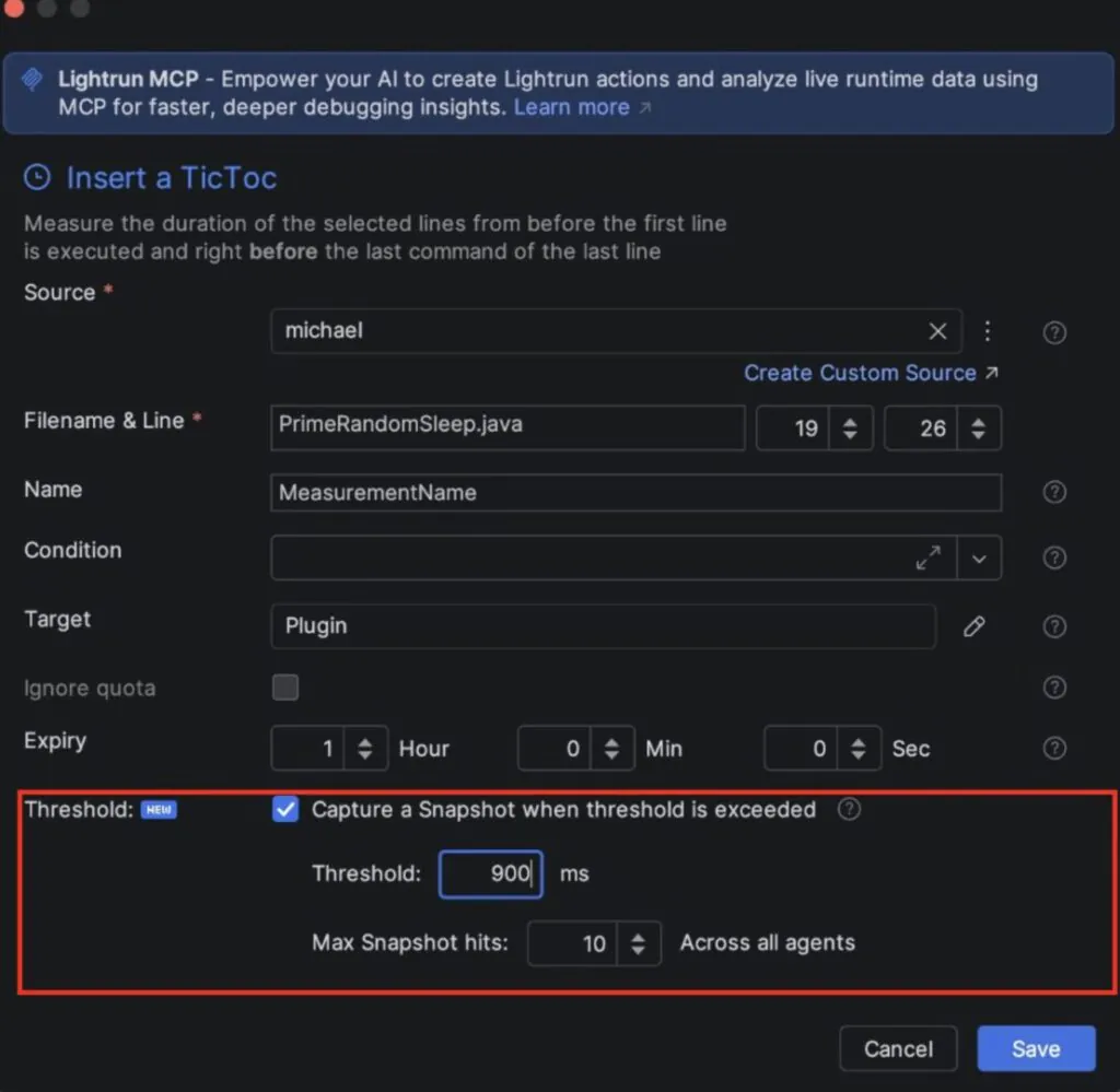 New Feature: Automatic Snapshots When Latency Spikes