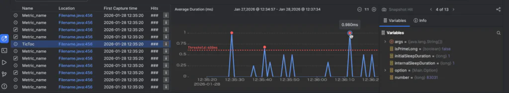 New Feature: Automatic Snapshots When Latency Spikes